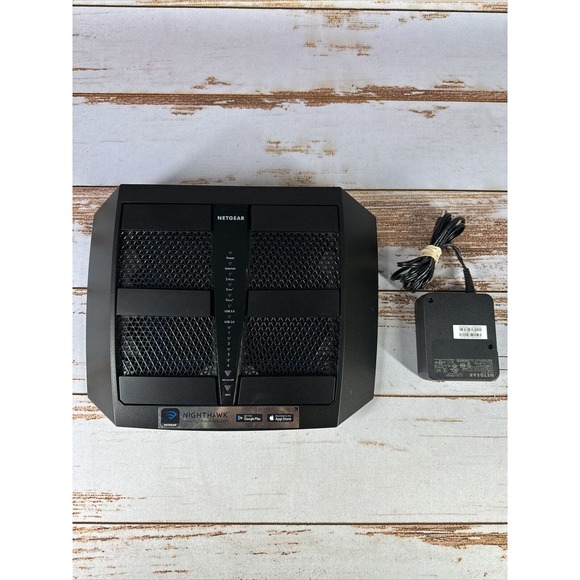 Netgear Nighthawk X6 AC3200 4-Port Gigabit Wireless AC Router (R8000) ￼ - Picture 1 of 5